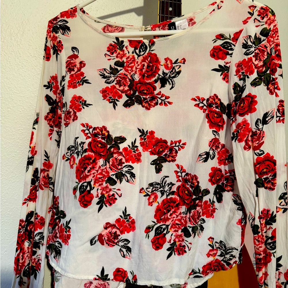 H&M long sleeve blouse